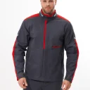 Куртка Корнет (100% хлопок), серый/красный