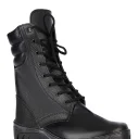 Ботинки кожаные с высоким берцем "Ратник" черные