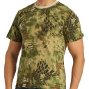 Футболка кмф "Питон Wood" зеленый