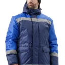 Костюм зимний "Скандин-СОП" куртка/полукомб. цвет: т.синий/василек