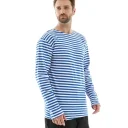 Лонгслив ТЕЛЬНЯШКА C3ML0303, цвет Синий, Белый