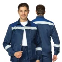 Костюм мужской "Пантеон СОП" синий/василёк (куртка и брюки)