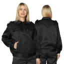 Костюм женский "Альфа" чёрный для сотрудниц охранных предприятий (куртка и брюки)