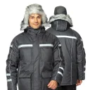 Куртка мужская утеплённая "Аляска Ультра" тёмно-серая