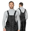 Полукомбинезон мужской утеплённый "Альфа" чёрный