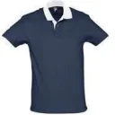 Рубашка поло Prince 190, темно-синяя с белым