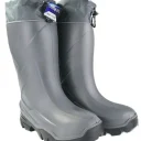 Сапоги ПУ/ПУ ПОЛЮС КПКС (БАРС) мужск., с надст., ком. под. кевл. ст., утепл., шипы, серые (–50°С)