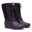 Сапоги ЭВА модель 321/05 (ДЮНА) женские, утепленные (вязка черная/т.сливовый)