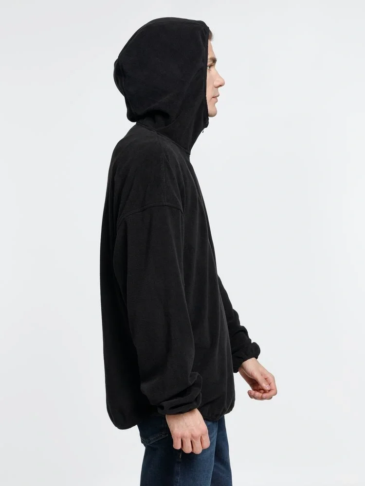 Анорак флисовый унисекс Fliska, черный - фото 8