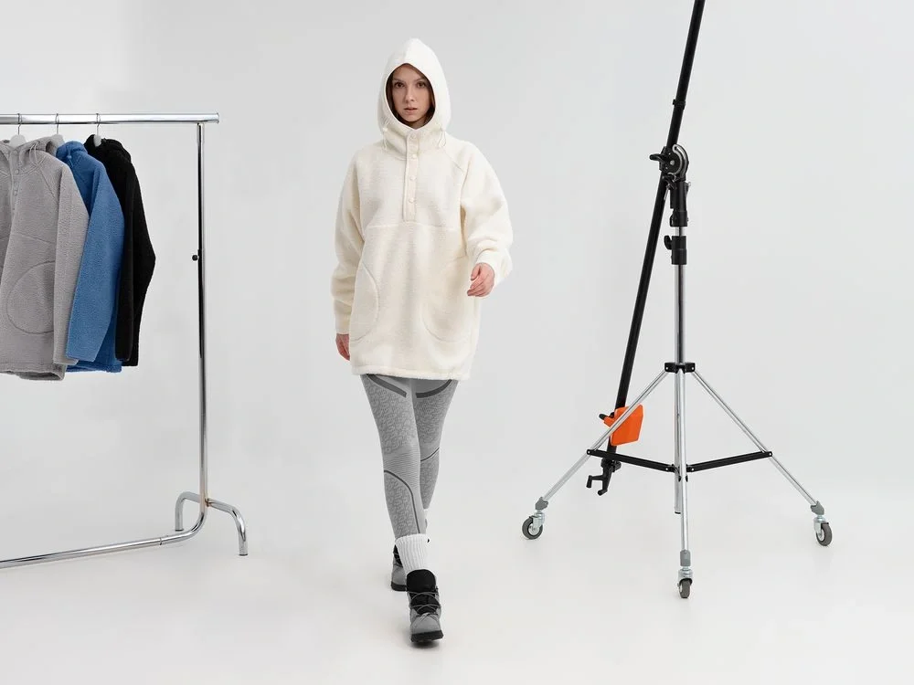 Анорак унисекс Oblako, молочно-белый - фото 10