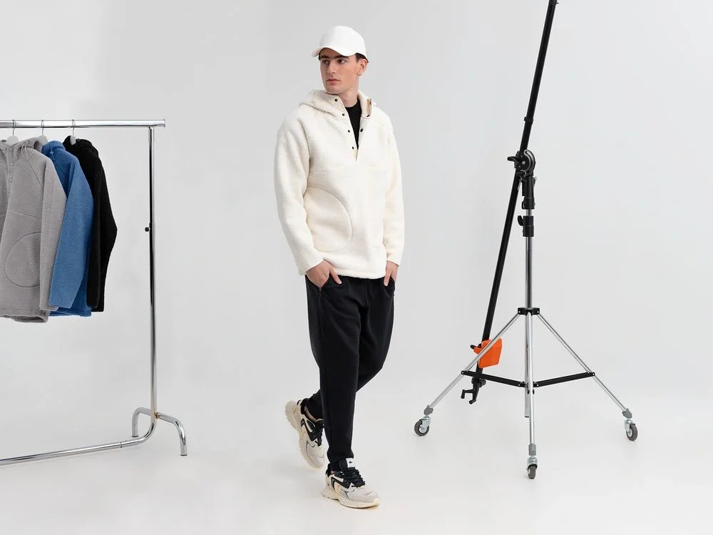 Анорак унисекс Oblako, молочно-белый - фото 9