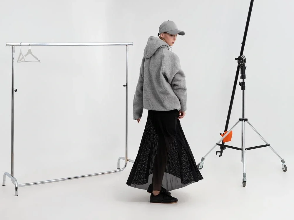 Анорак унисекс Oblako, светло-серый - фото 12