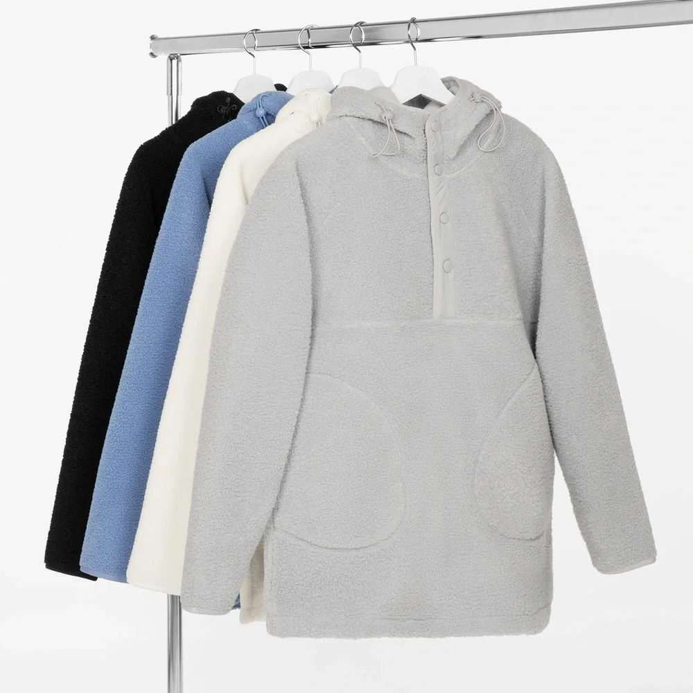 Анорак унисекс Oblako, светло-серый - фото 3