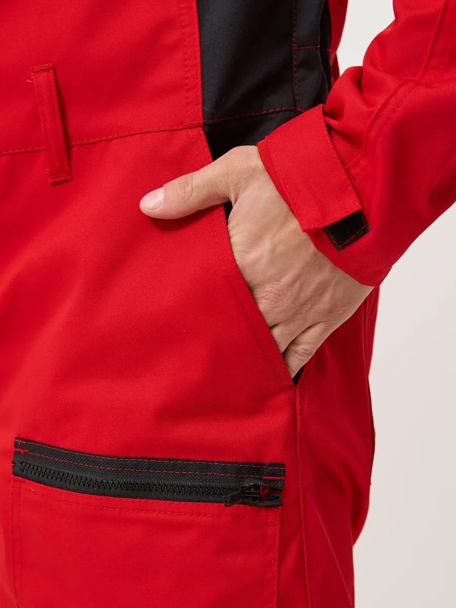 Комбинезон Орион (тк.35% хлопок, 65% пэ), красный - фото 13