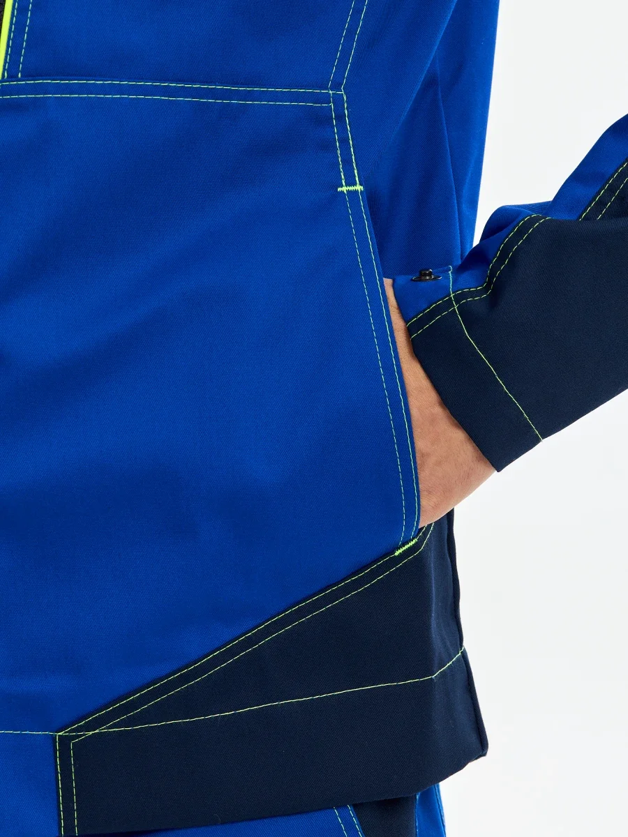 Куртка Волна-3 (35% хл.65% пэ), васильковый/синий - фото 12
