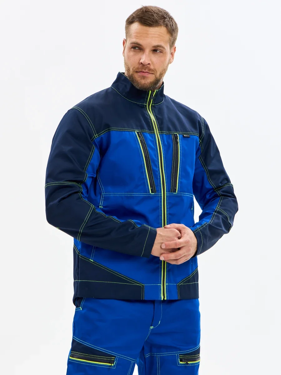 Куртка Волна-3 (35% хл.65% пэ), васильковый/синий - фото 5