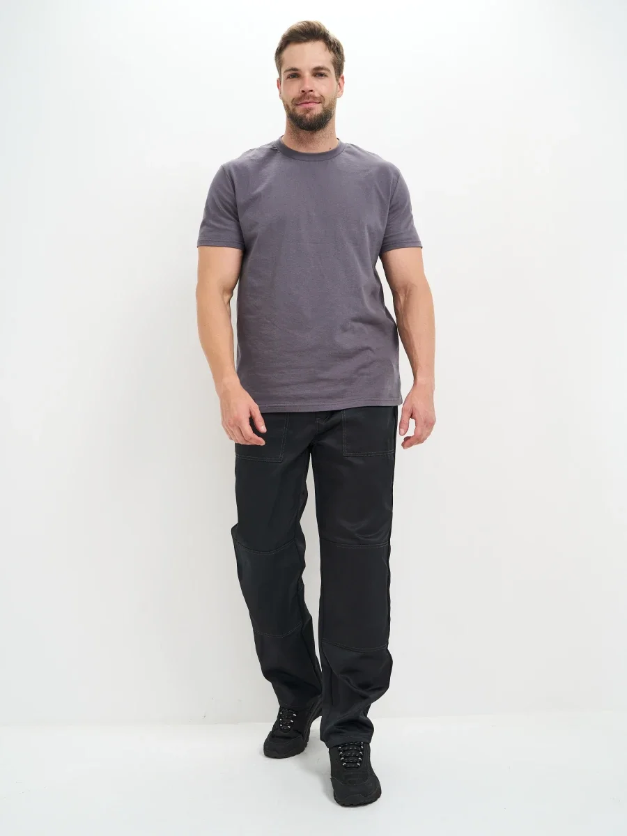 Брюки Балтика (тк.35% хлопок, 65% пэ), черные - фото 1