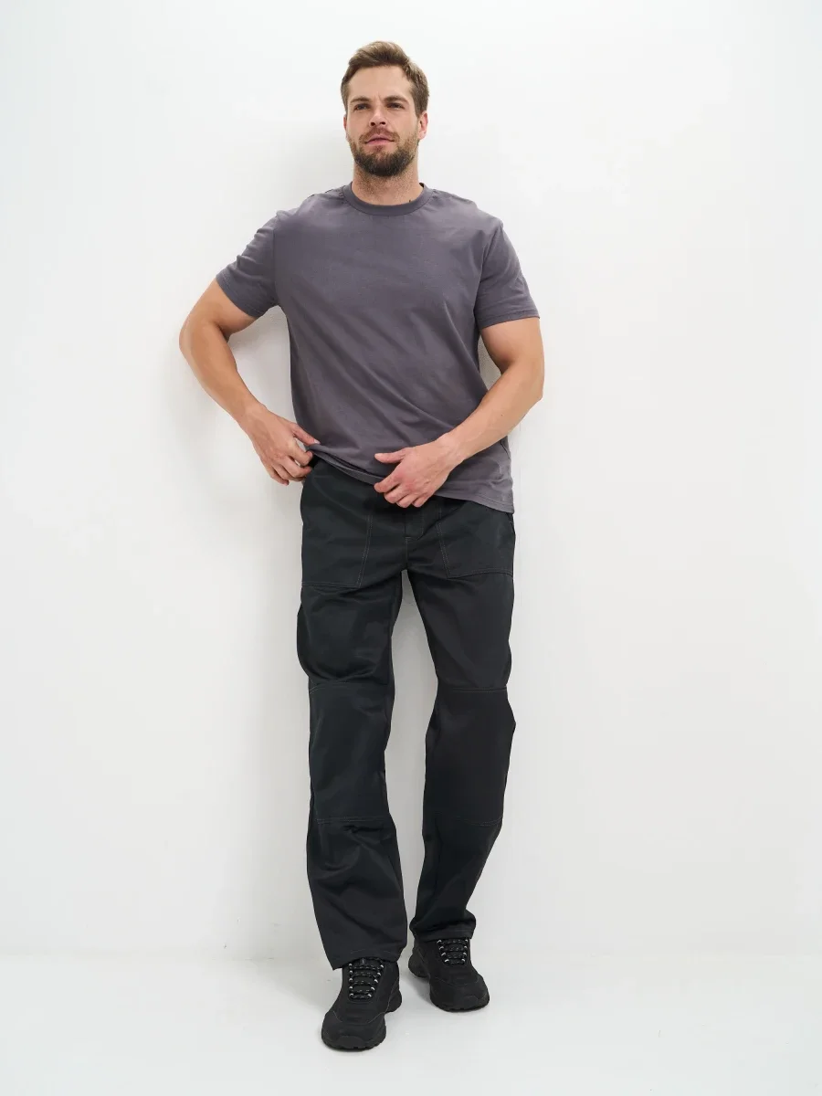 Брюки Балтика (тк.35% хлопок, 65% пэ), черные - фото 8