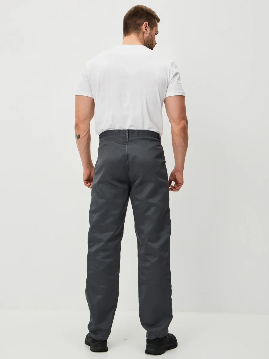 Брюки Балтика (тк.35% хлопок, 65% пэ), серые - фото 4