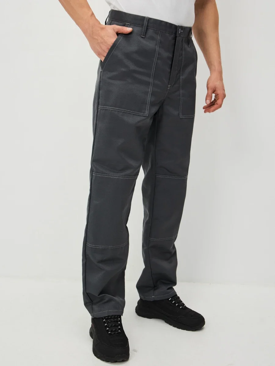 Брюки Балтика (тк.35% хлопок, 65% пэ), серые - фото 7