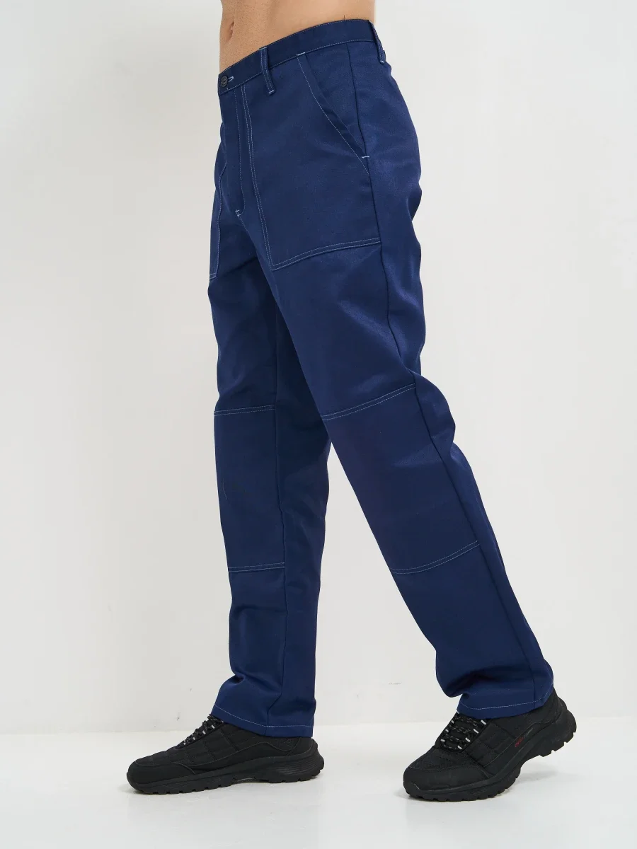 Брюки Балтика (тк.35% хлопок, 65% пэ), синие - фото 18