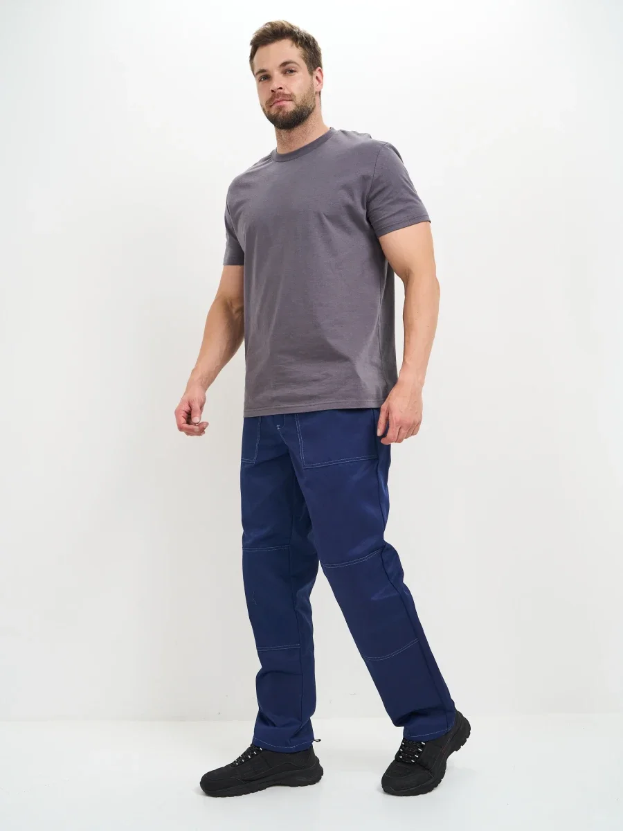 Брюки Балтика (тк.35% хлопок, 65% пэ), синие - фото 8