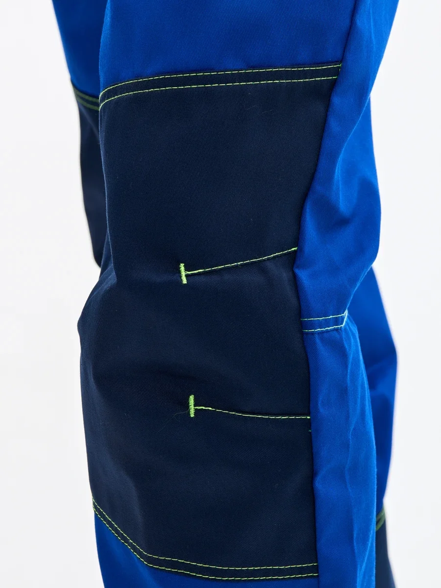 Брюки Волна-3 (тк.35% хлопок, 65% пэ), васильковый/синий - фото 21