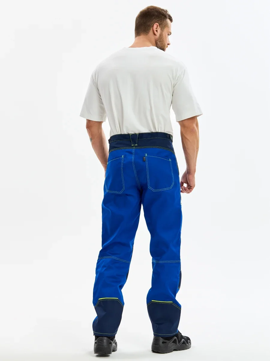 Брюки Волна-3 (тк.35% хлопок, 65% пэ), васильковый/синий - фото 4