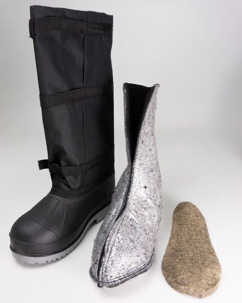 Бахилы ТЭП ЮНИС мужские, утепленные (вкл. чулок), черные (-30°С) - фото 6