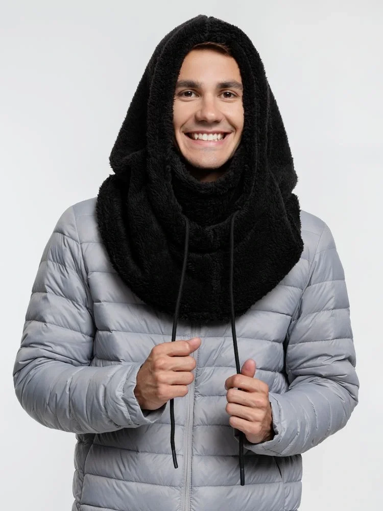 Балаклава-капюшон Flocky, черная - фото 3