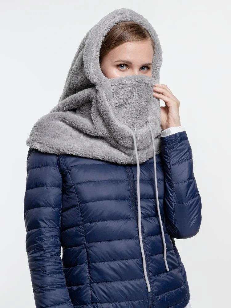 Балаклава-капюшон Flocky, серая - фото 5