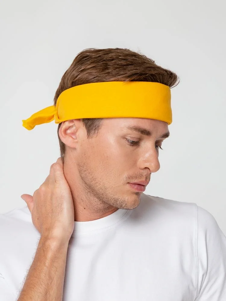 Бандана Overhead, желтая - фото 7