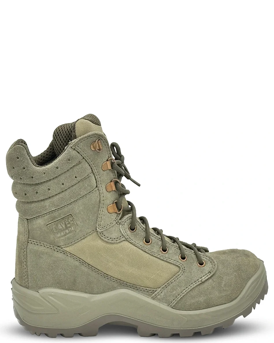 Ботинки с высокими берцами "ТЕРРА", нат.кожа/текстиль, цвет: хаки - фото 2