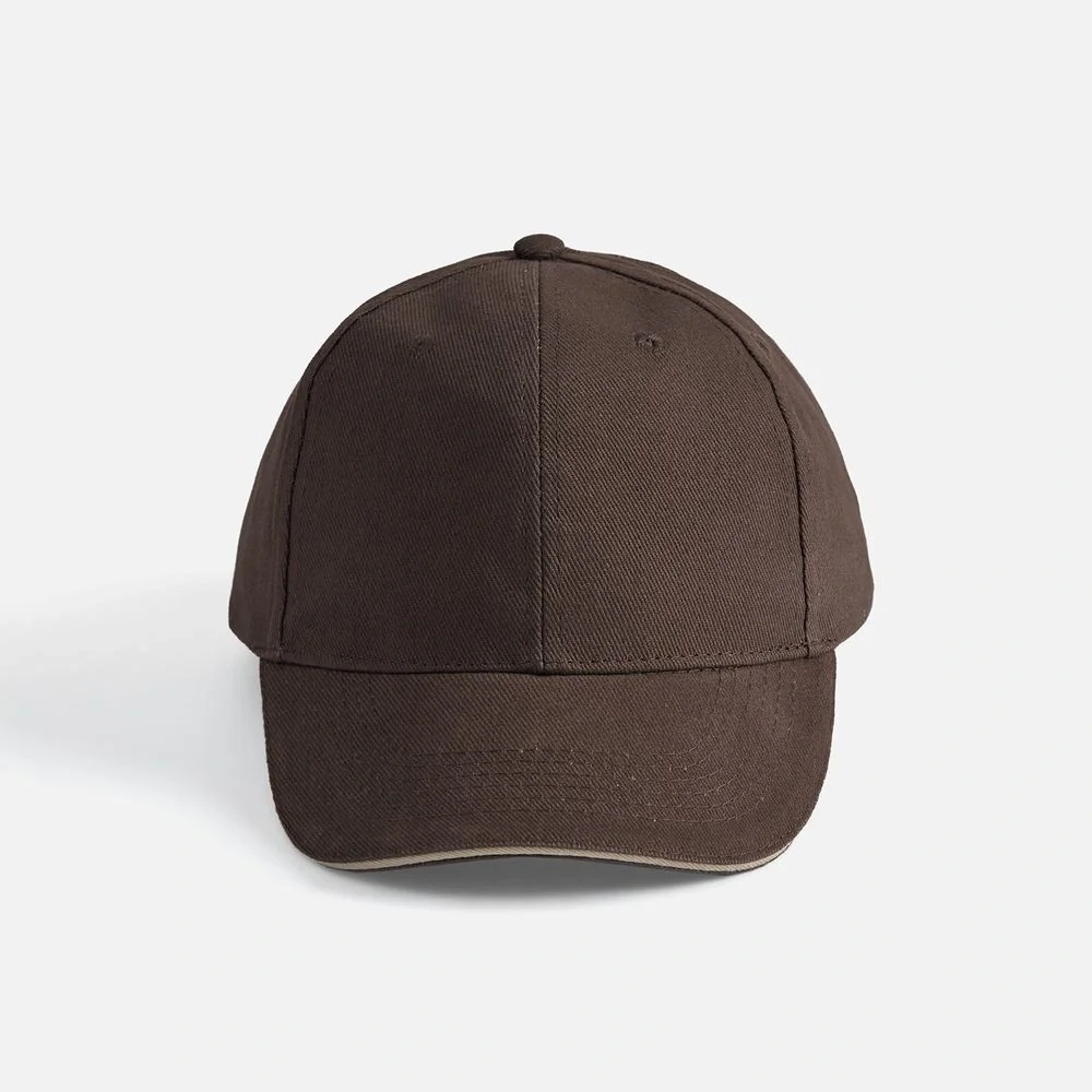 Бейсболка Buffalo, коричневая с бежевым - фото 14