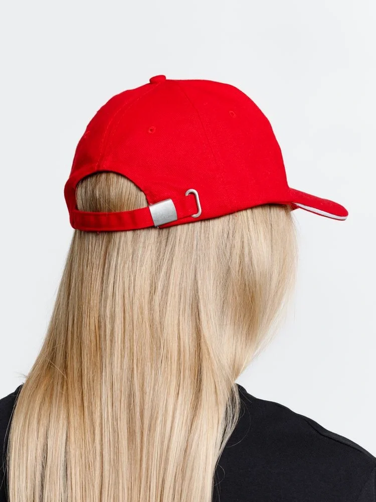 Бейсболка Buffalo, красная с белым - фото 17