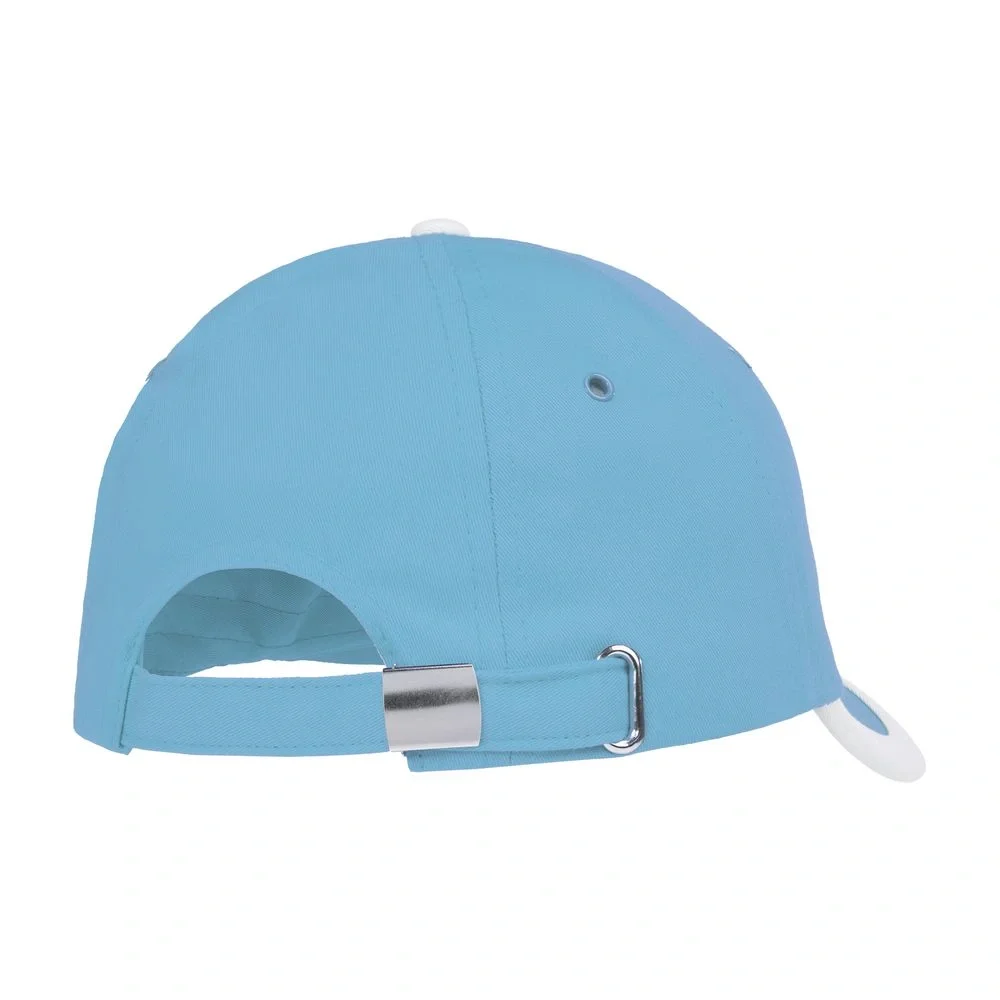 Бейсболка Honor, голубая с белым кантом - фото 2