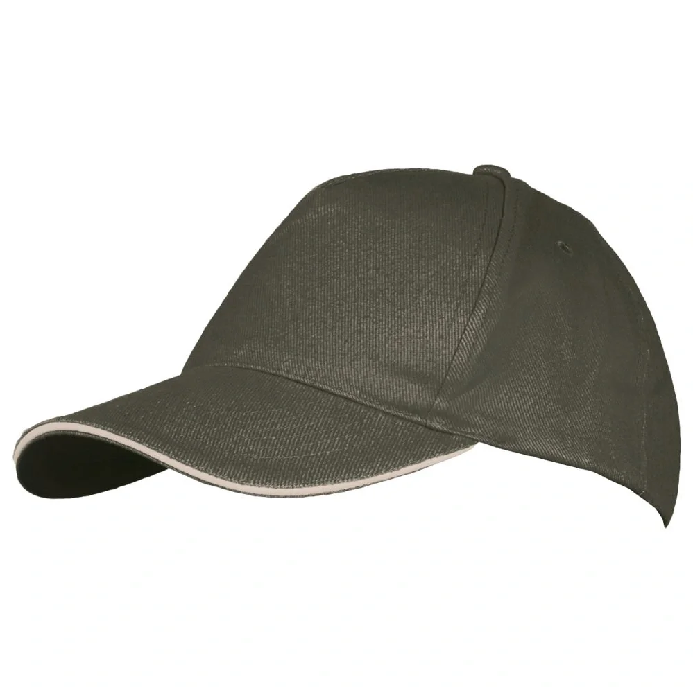 Бейсболка Long Beach, хаки с бежевым - фото 2