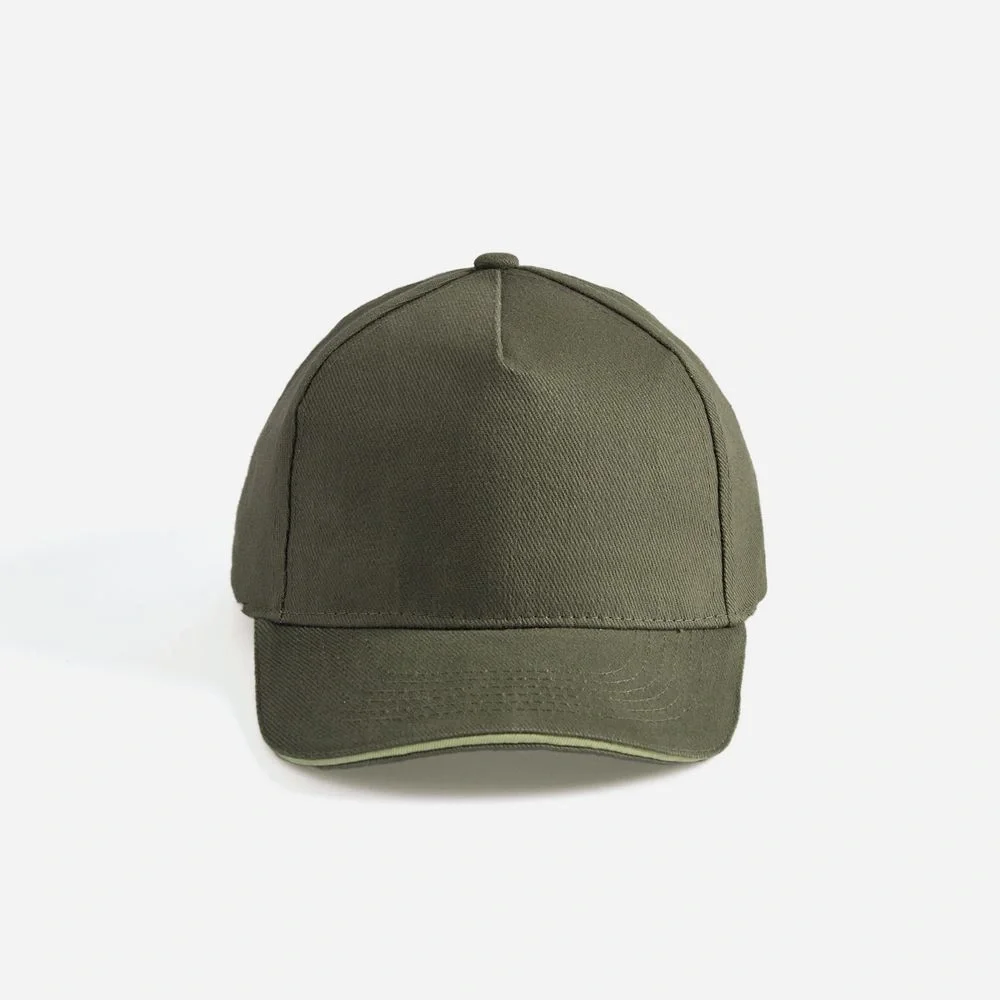 Бейсболка Long Beach, хаки с бежевым - фото 9