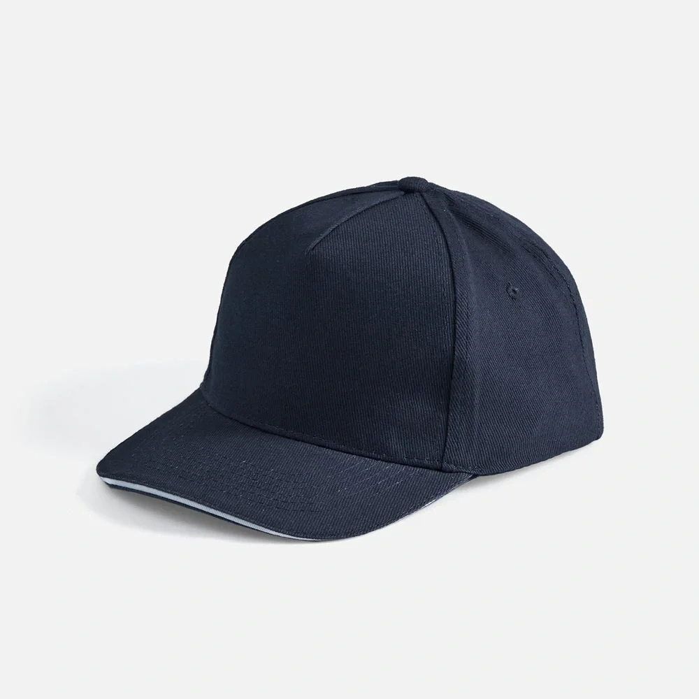 Бейсболка Long Beach, темно-синяя с белым - фото 13