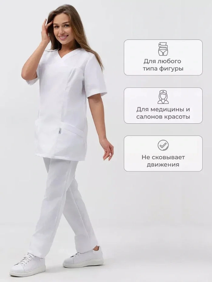 Блуза женская SVforma белая - фото 3