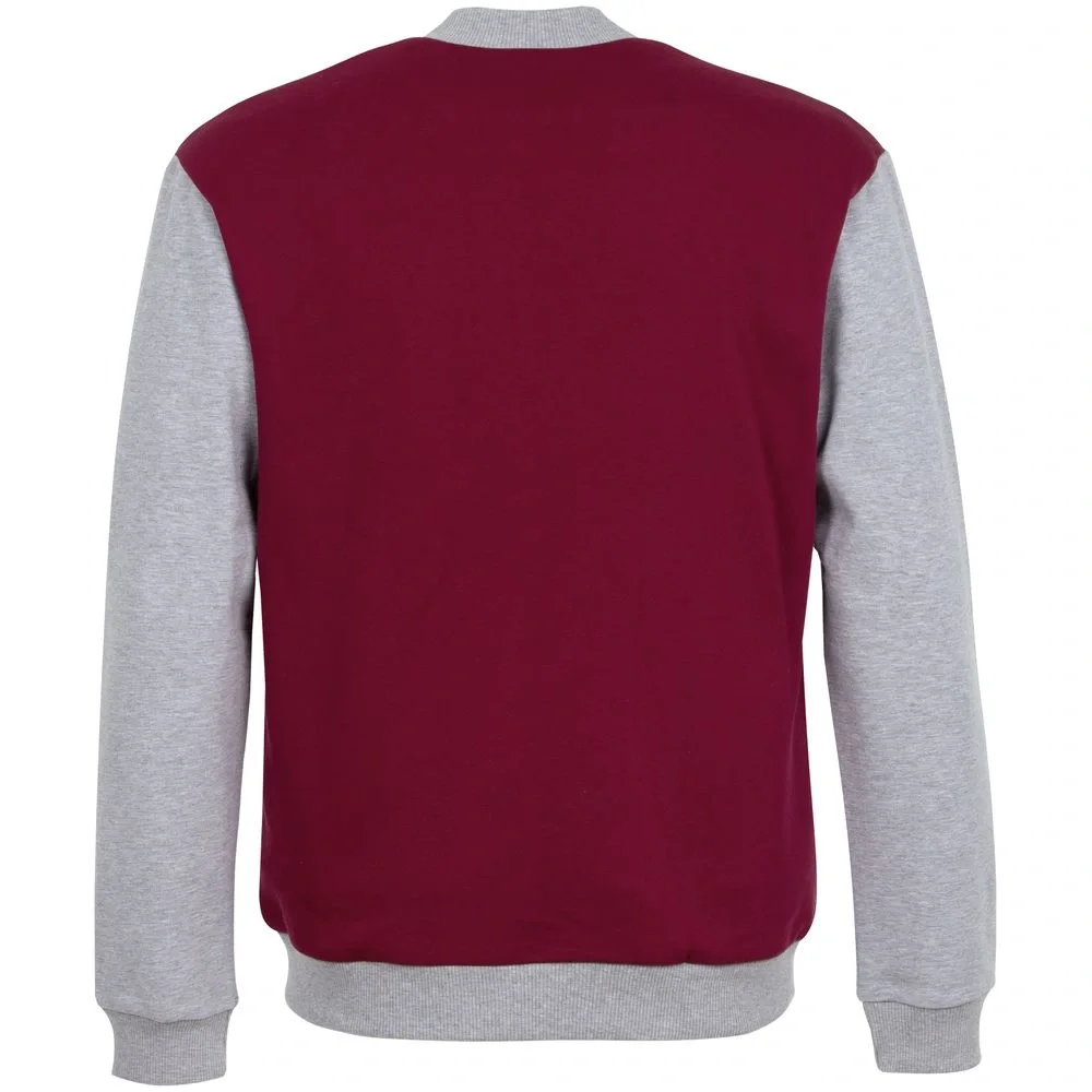 Бомбер College, бордовый - фото 12