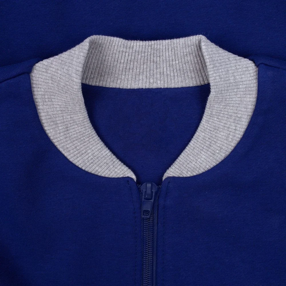 Бомбер College, ярко-синий - фото 3