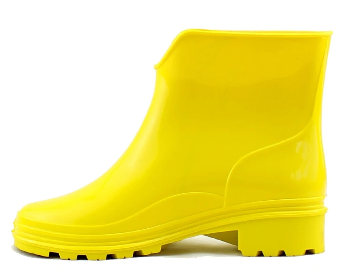 Ботильоны ПВХ Д16 КОКЕТКА (ДАРИНА) женские, желтые - фото 3