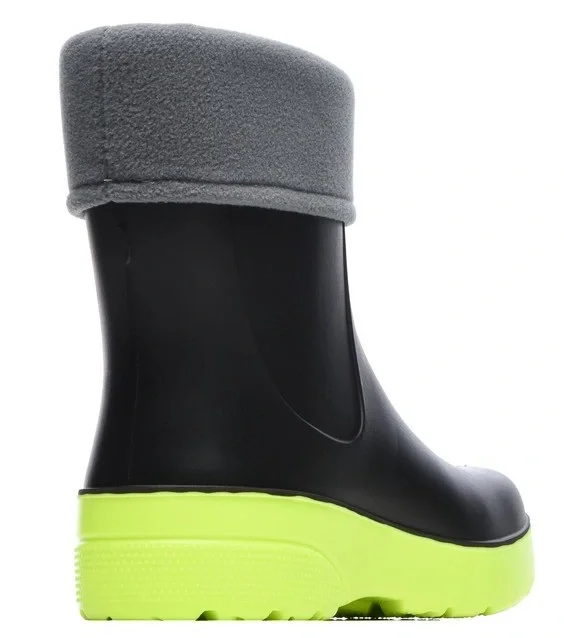Ботильоны ЭВА/ПУ 1339УФ КАЙРА (SPECI.ALL) женские, утепленные (вкл. чулок), черный/зеленый (-15ºС) - фото 3