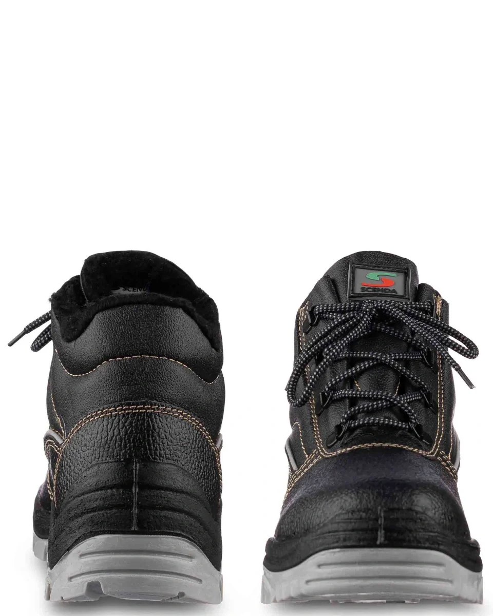 Ботинки кожаные утепленные БЕРГЕН ПУ/ТПУ, металлический подносок - фото 4