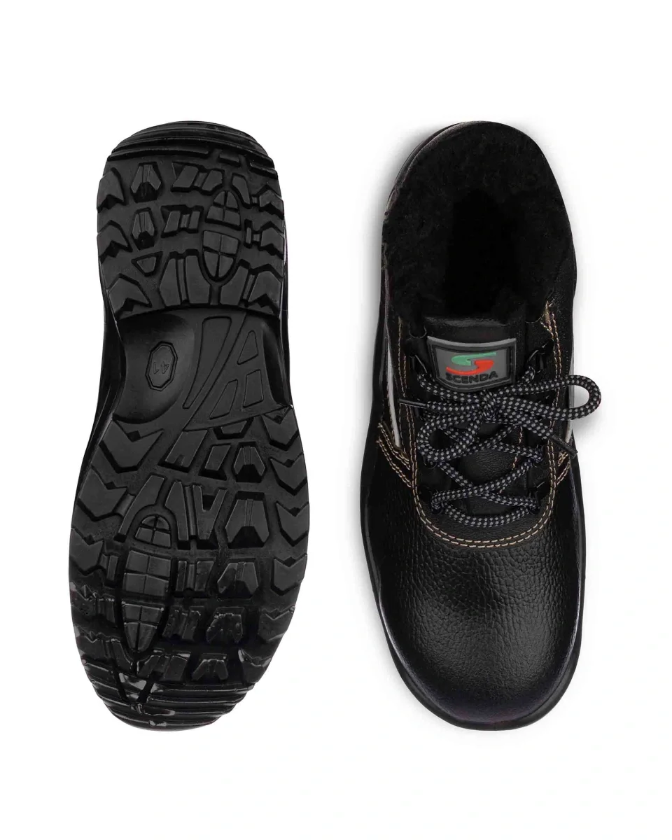 Ботинки кожаные утепленные СТИКС ПУ, металлический подносок - фото 5