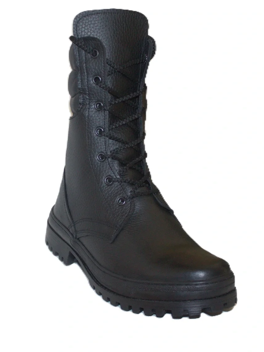 Ботинки с высокими берцами "Армия хром", натуральная кожа - фото 11