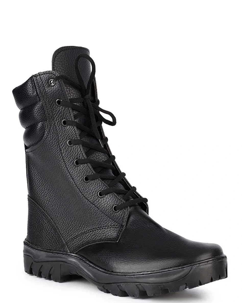 Ботинки с высоким берцем "Ратник-Зима" на шерстяном меху, подошва резина - фото 1