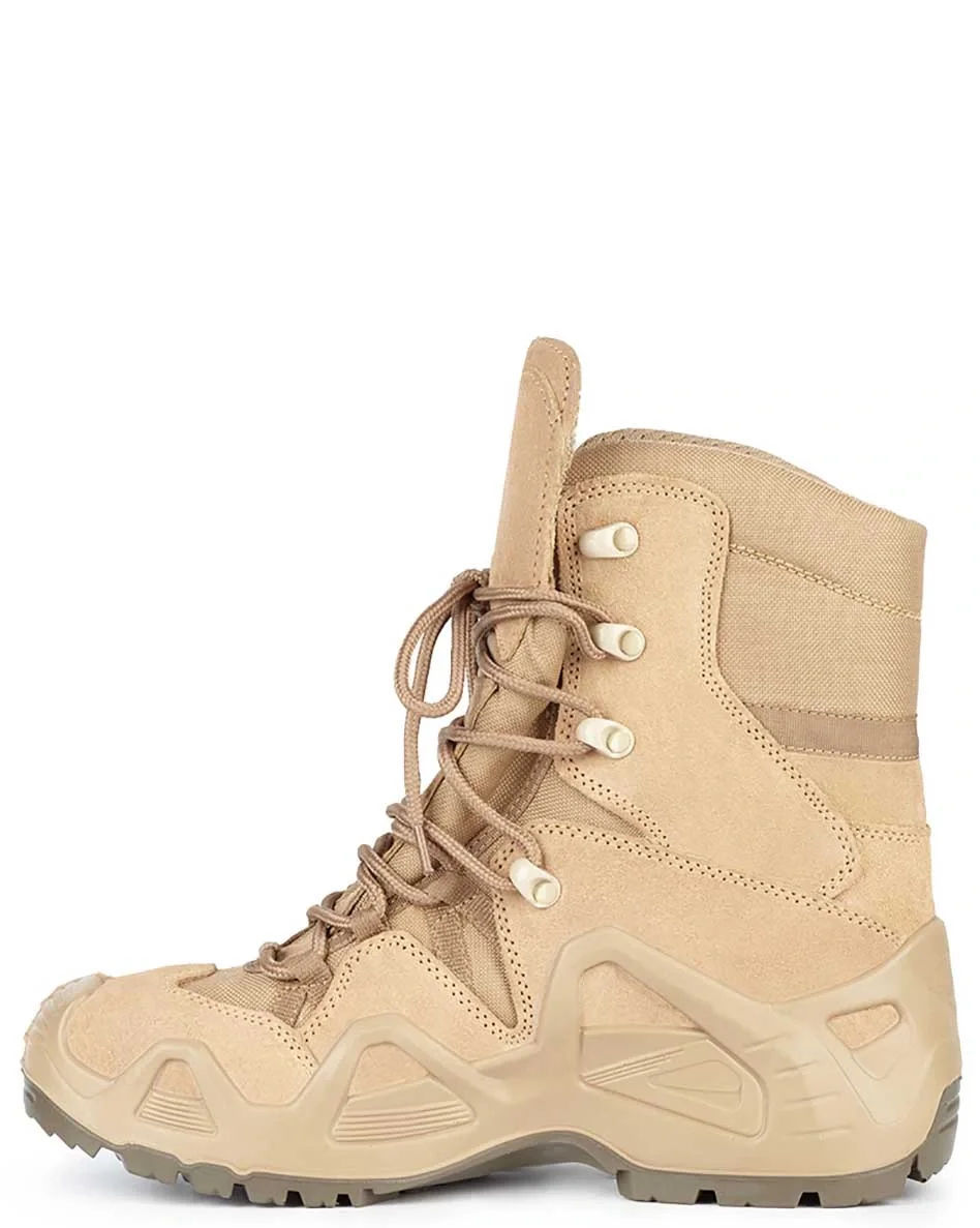 Ботинки с высокими берцами "Тарантул" бежевые - фото 3