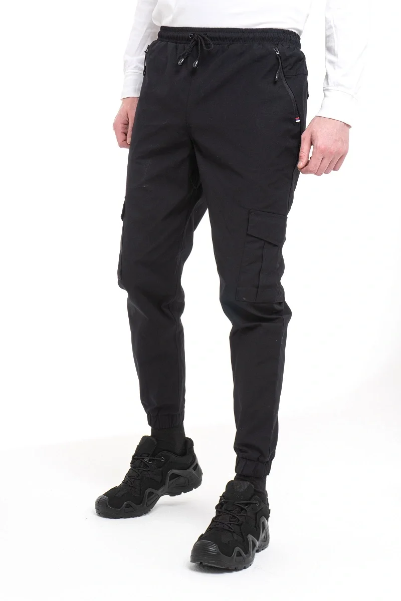 Брюки мужские YUMCO A2122127M, цвет черный - фото 3